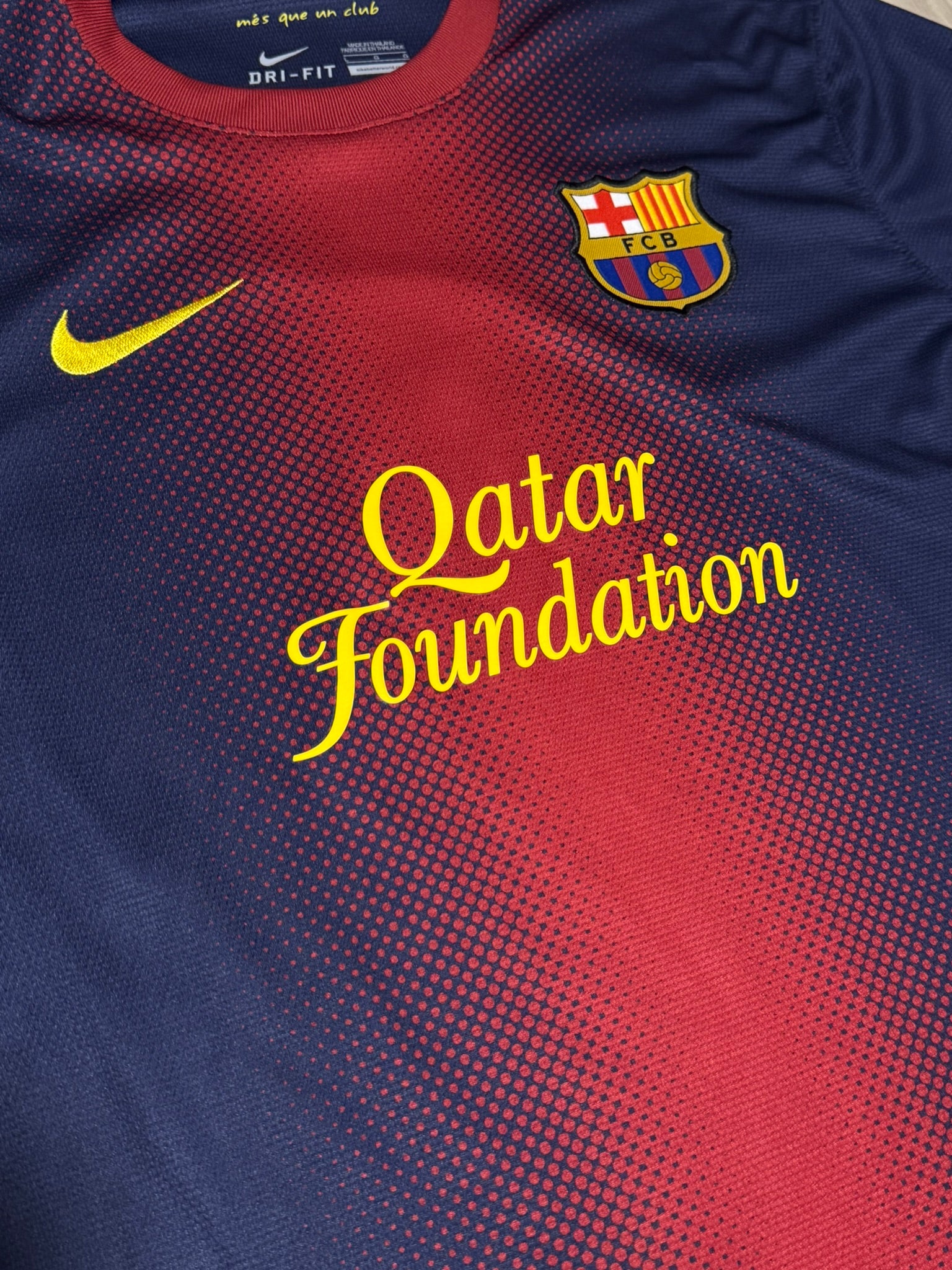 2012/13 FC Barcelona Home Size L Xavi
