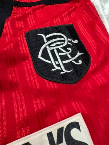 1995/96 Rangers FC Away Size M - label detail