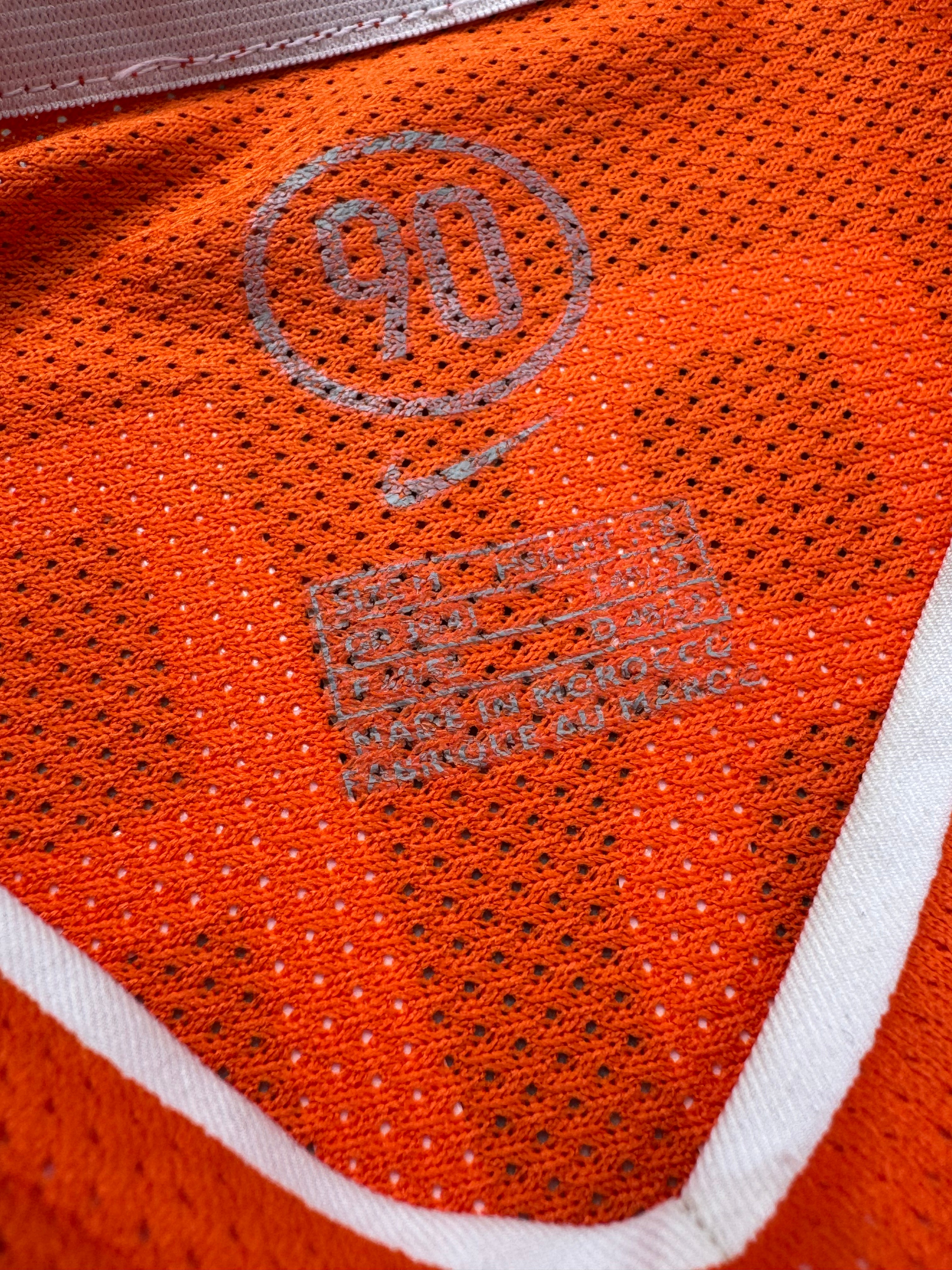 2004/05 Netherlands Home Size M Robben - label detail