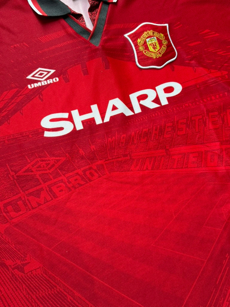 1994/96 Manchester United Home Size XL