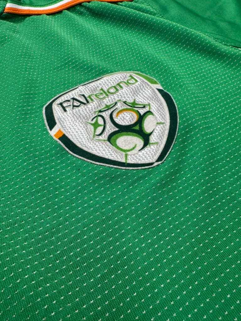 2004/06 Ireland Home Size M - label detail
