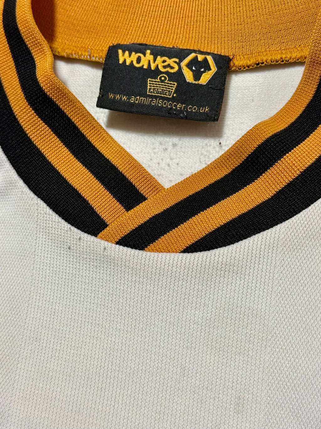 2002/03 Wolves Away Size XL - label detail