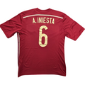 2014/16 Spain Home Size L Iniesta