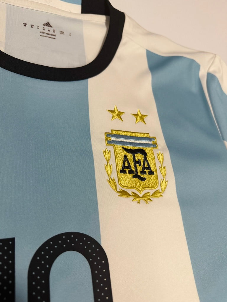 2016/17 Argentina Home Size M Messi - label detail