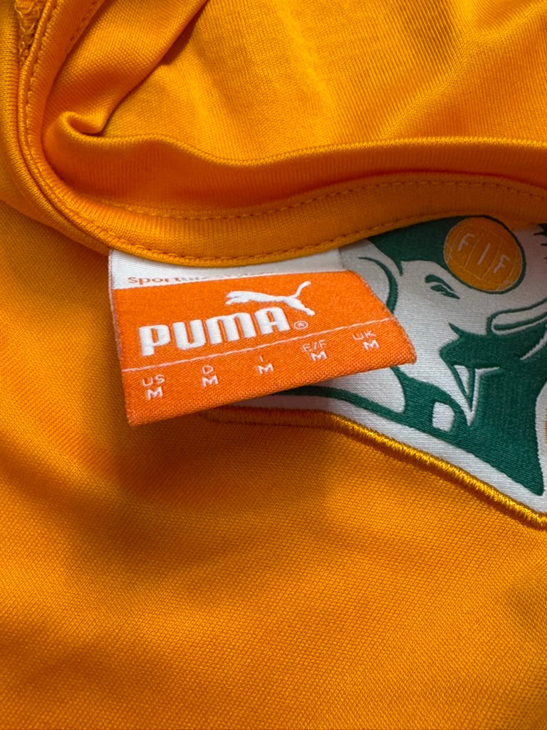 2014/15 Ivory Coast Home Size M - label detail