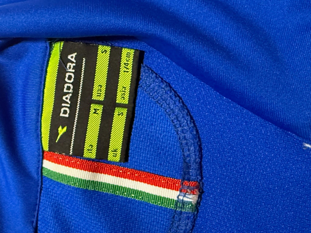 2007/09 Stockport County Home Size S - label detail