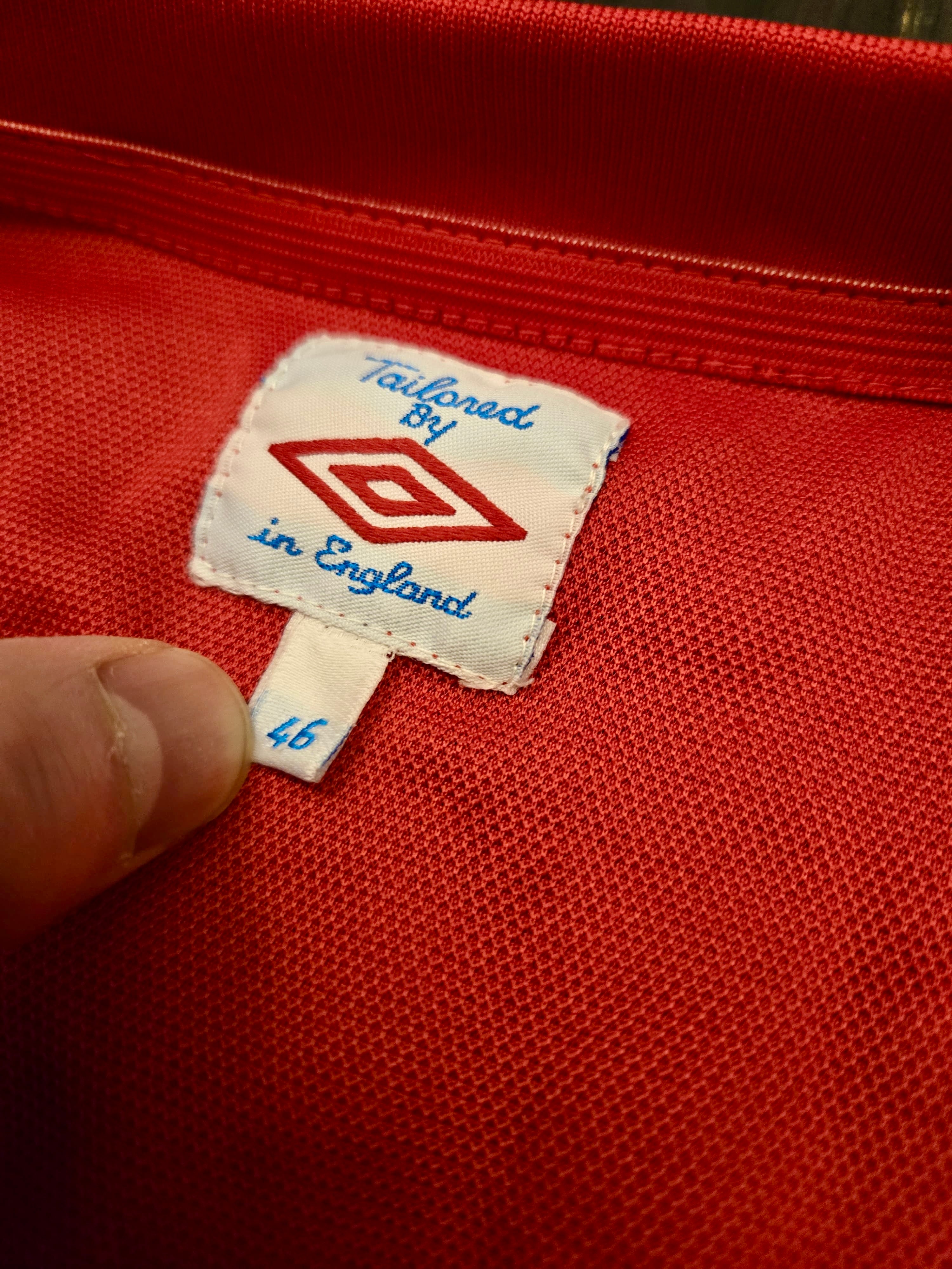 2010/12 England Away Size XL Terry