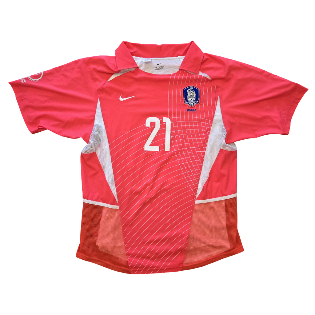 2002/03 South Korea Home Size M J S Park (Match Issued) - front view