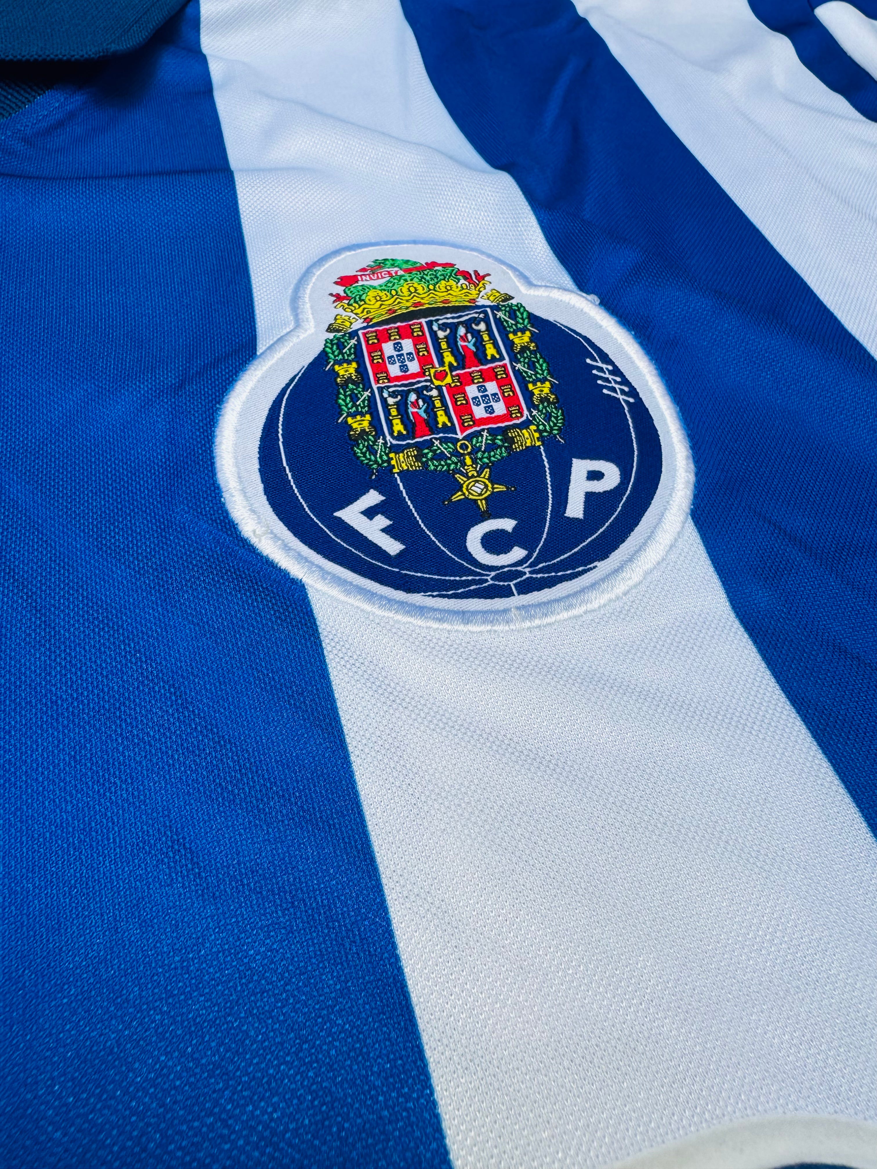 2002/03 FC Porto Home Size L - label detail