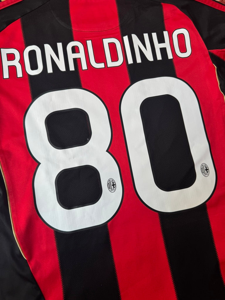 2010/11 AC Milan Home Size S Ronaldinho - label detail