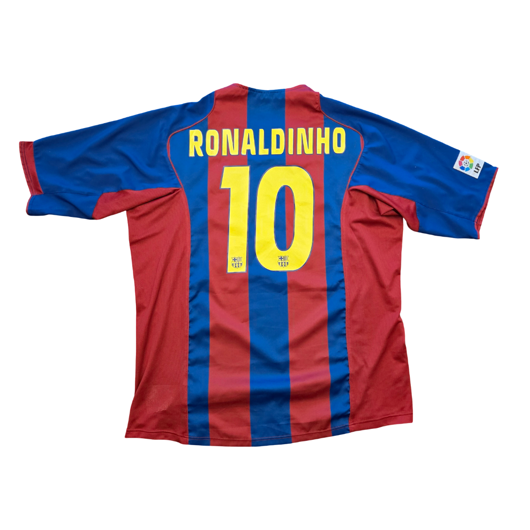 2004/05 FC Barcelona Home Size XXL Ronaldinho