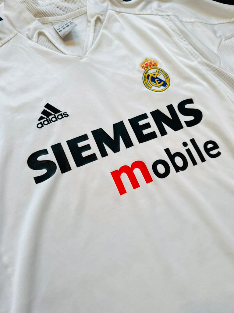 2004/05 Real Madrid Home Size M Beckham