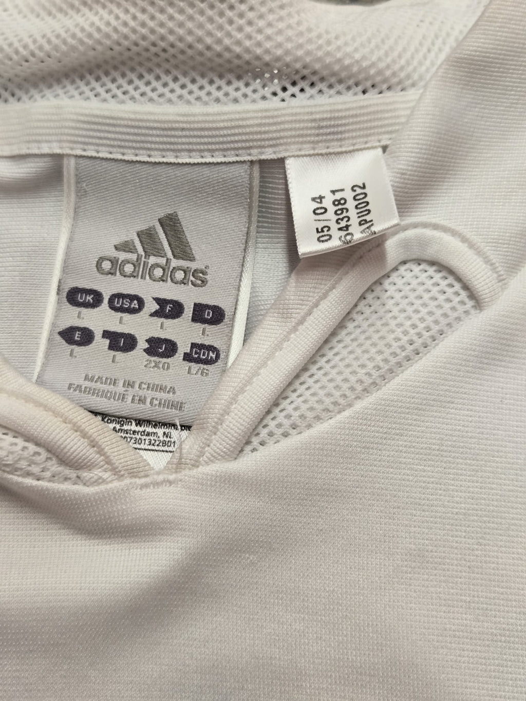 2004/05 Germany Home Size L - label detail