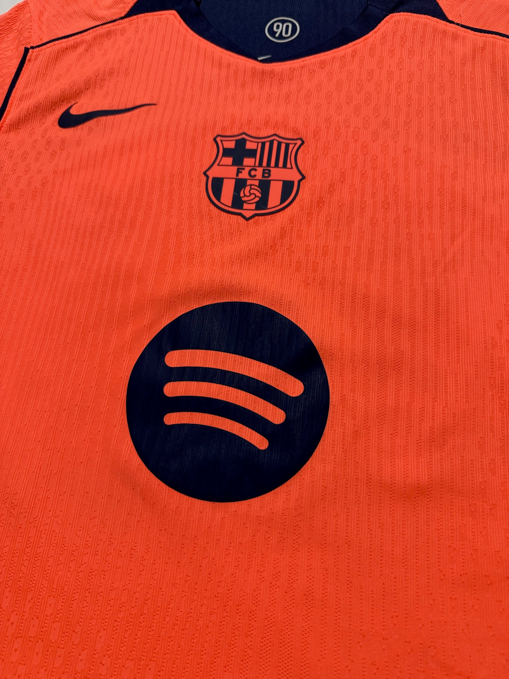 2025/26 FC Barcelona Third Size L Lamine Yamal (Player Issue) - close-up detail