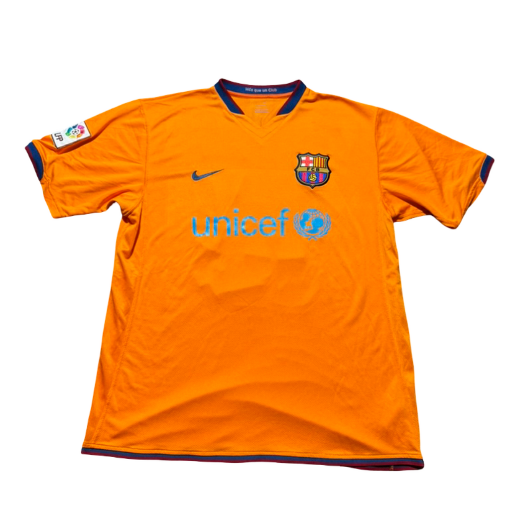 2006/07 FC Barcelona Away Size L Ronaldinho - back view