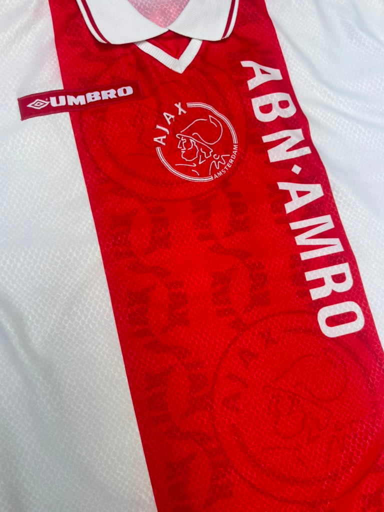 1998/99 Ajax Home Size L Litmanen - close-up detail