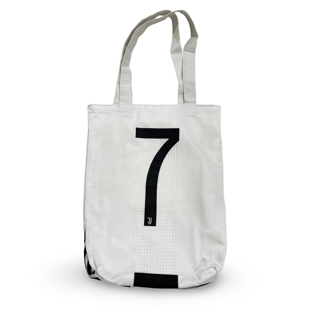 Rework Tote #48 - Juventus - close-up detail