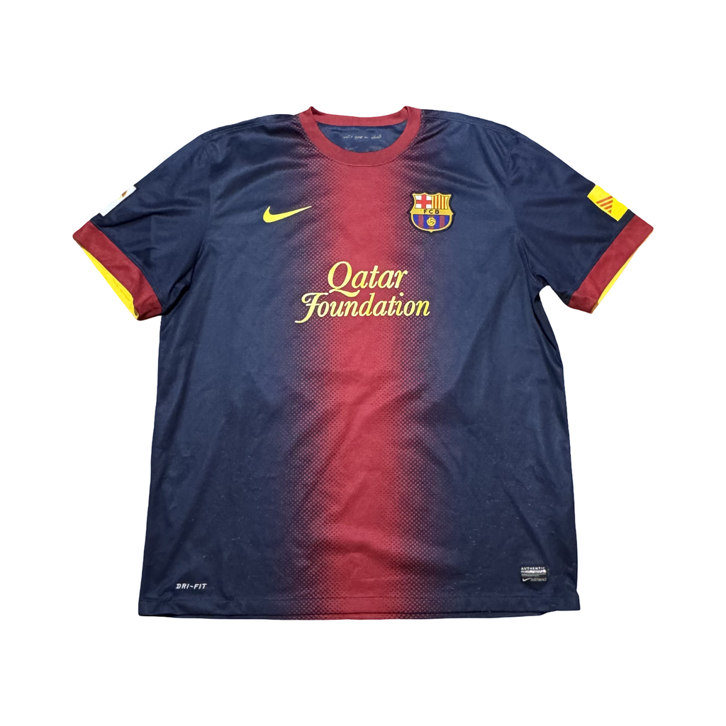 2012/13 FC Barcelona Home Size XL Messi - back view