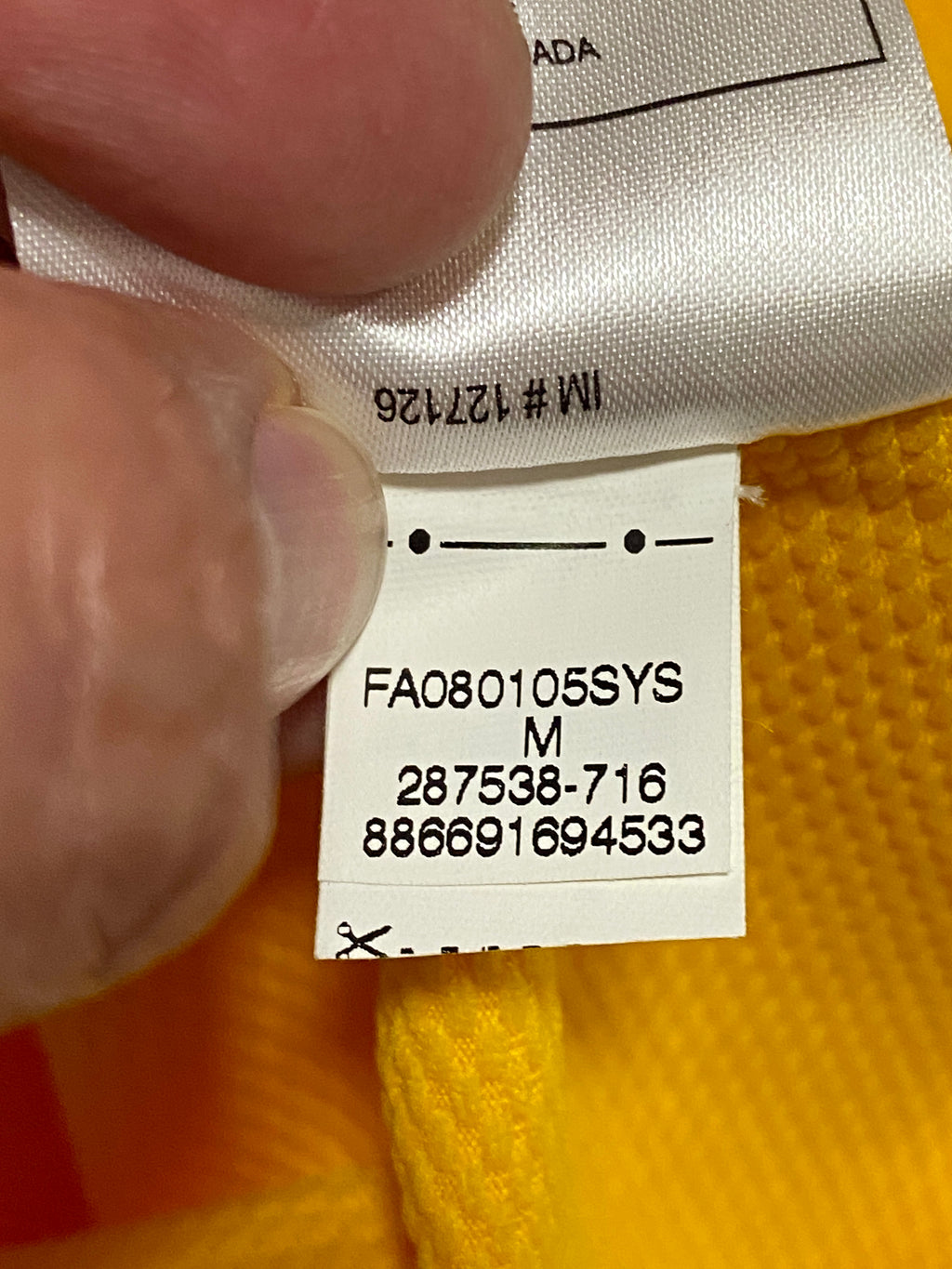 2008/09 Arsenal Away Size M Fabregas - additional view 5