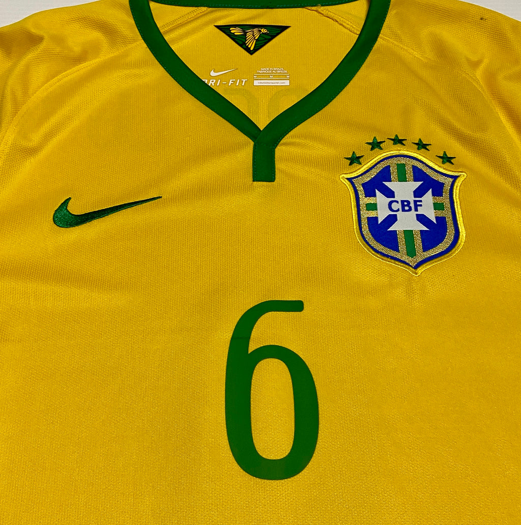 2014 Brazil Home Size M Marcelo - close-up detail