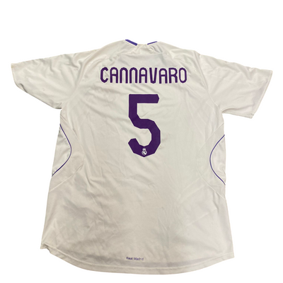 2007/08 Real Madrid Home Size XL Cannavaro
