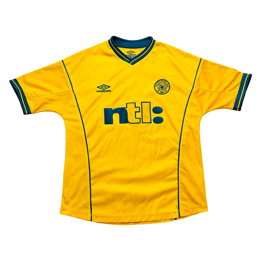 2000/02 Celtic Away Size YXL - front view